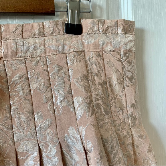 NWT BCBG MAX AZRIA Dana Paper Bag Waist Metallic Skirt—SZ. Small - Picture 11 of 16